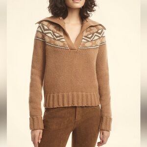 Brooks Brothers Alpaca-Wool Fair Isle Sweater